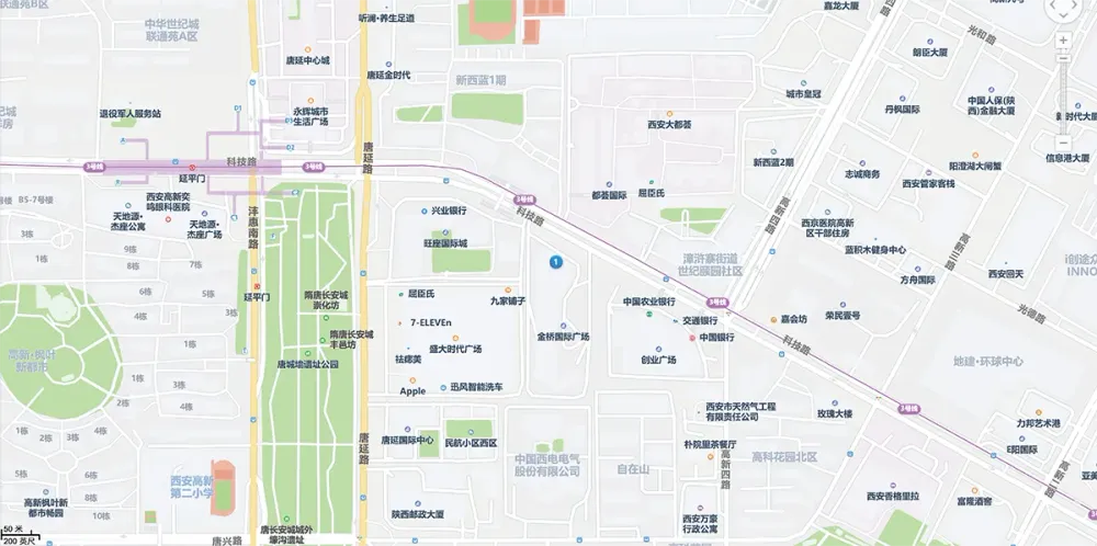 予果予实留学办公地址地图